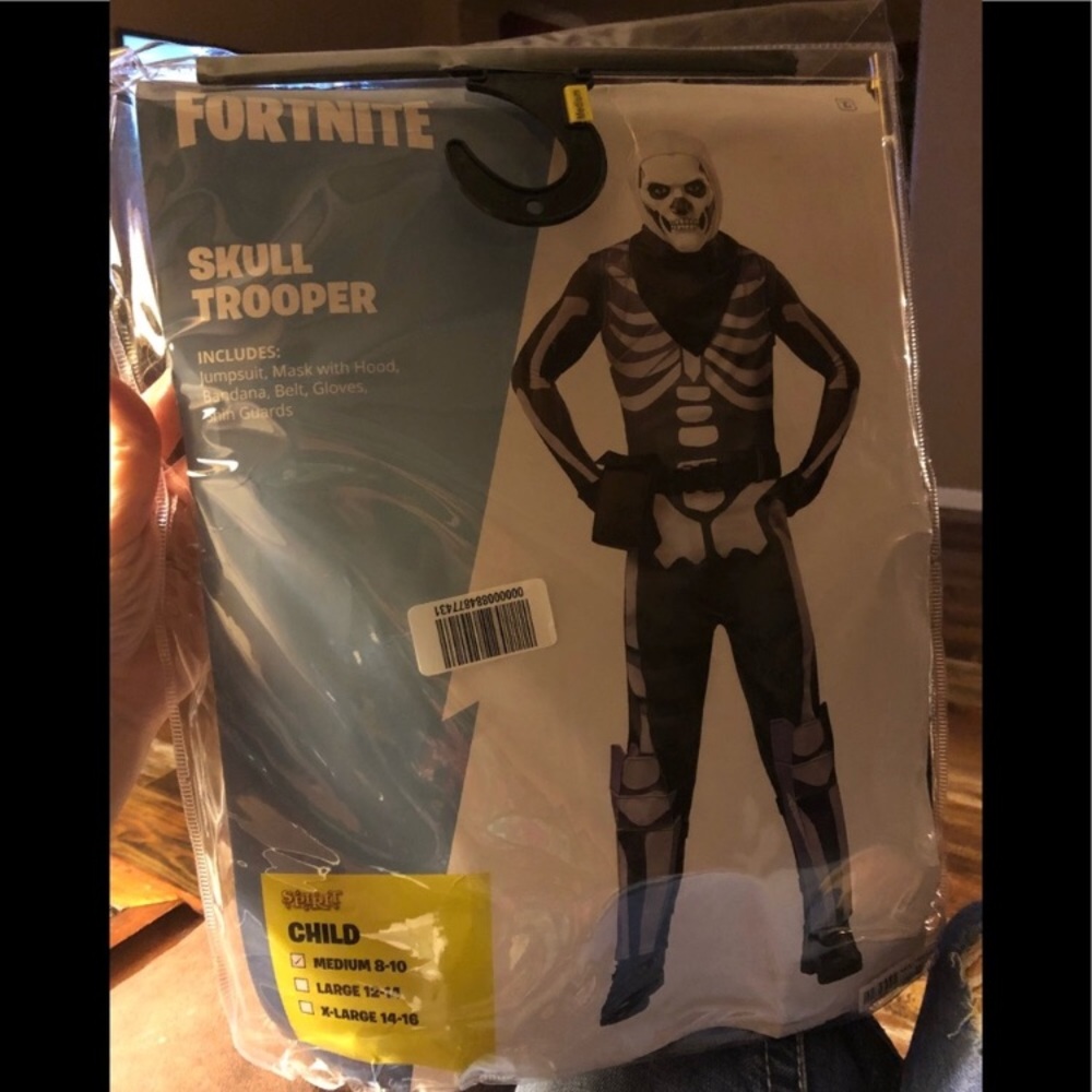 Fortnite SKULLTROOPER kids Halloween costume